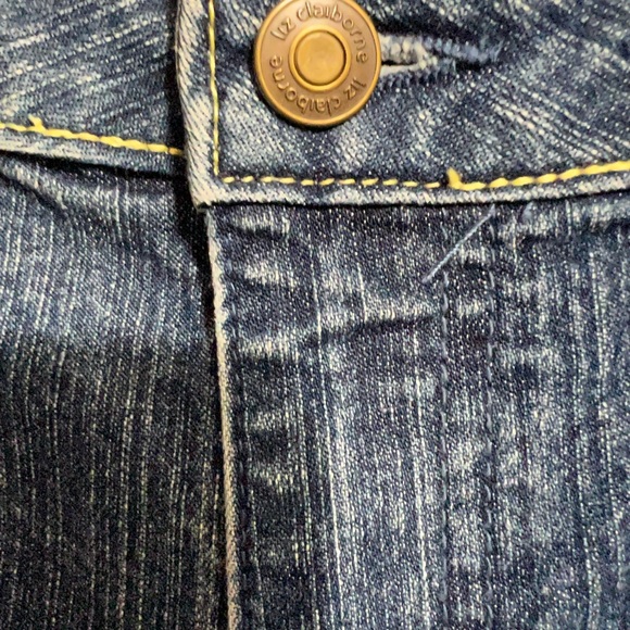 Liz Claiborne womens straight leg jean NWT sz 12 petite great jean timeless - Picture 5 of 11